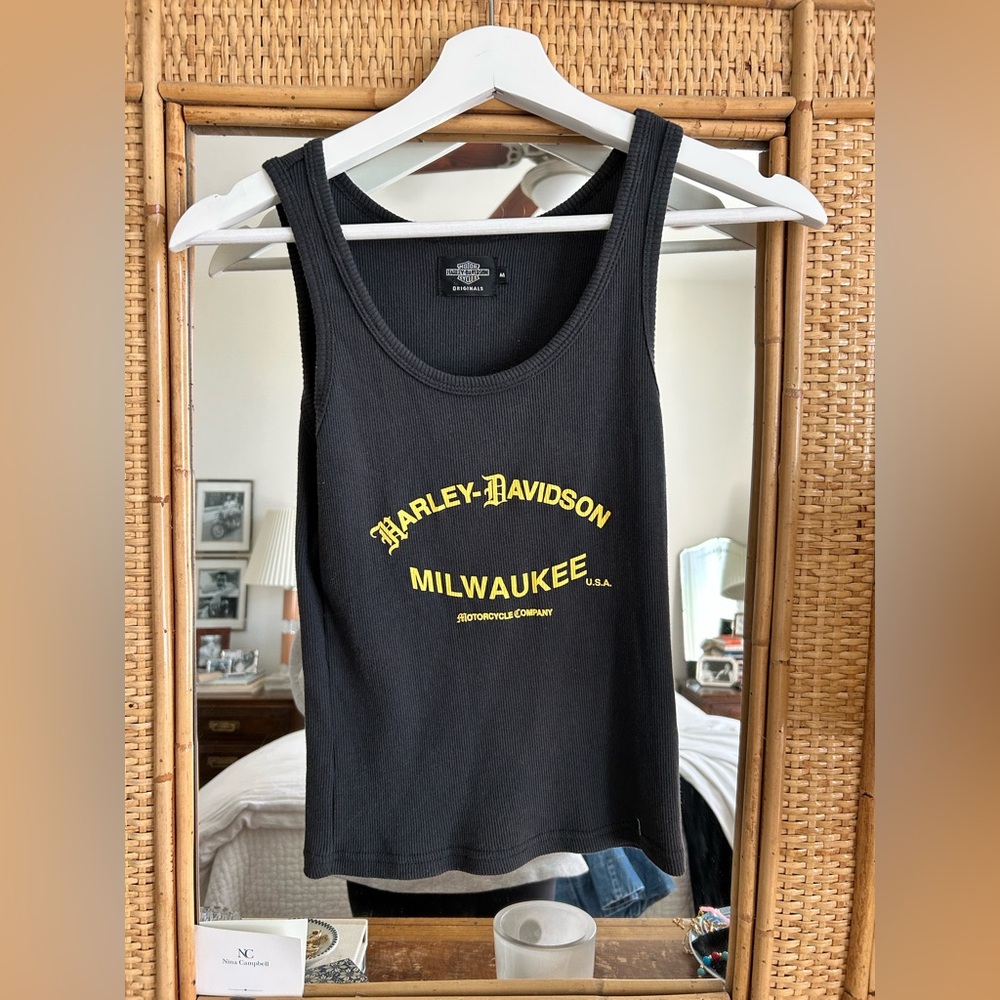 Harley Davidson black tank